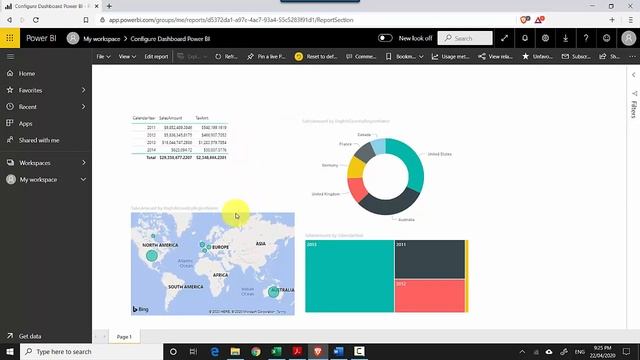 Save a Report or Dashboard visual as an image in the Power BI Service смотреть онлайн
