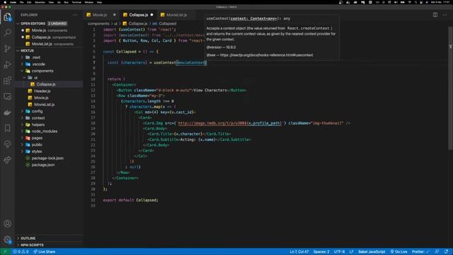 17.- Api Fetch con NextJs, Creación componente Collapse смотреть онлайн