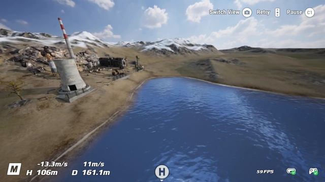 DJI Virtual Flight Simulator vs Velocidrone for the DJI FPV drone | Best way to learn acro/manual смотреть онлайн