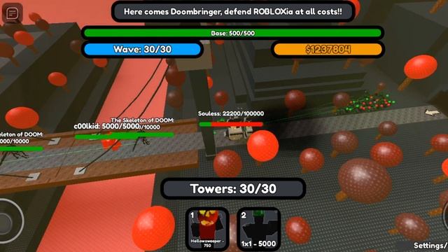 Getting my 500th win in Roblox Brick Defense (Also broke the wins leaderboard) смотреть онлайн