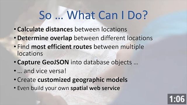 Using Features in Oracle Spatial and Graph | Jim Czuprinsky смотреть онлайн