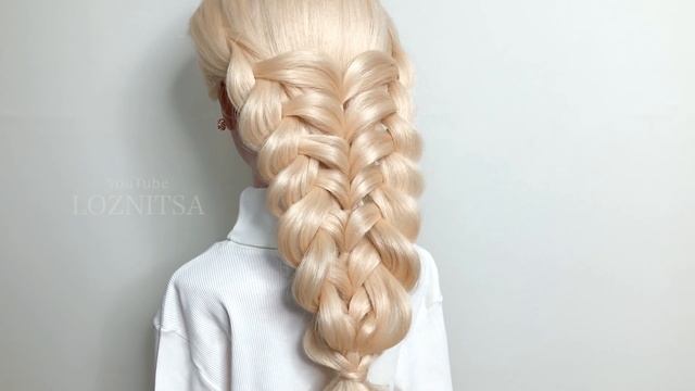 Топ 10? Легкие и быстрые прически с косами на все случаи жизни. Прически на 1 сентября смотреть онлайн