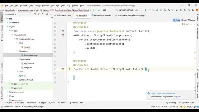 How to create MVVM image repository app in Jetpack Compose.| Part - 3 Set Up Dependency Injection смотреть онлайн