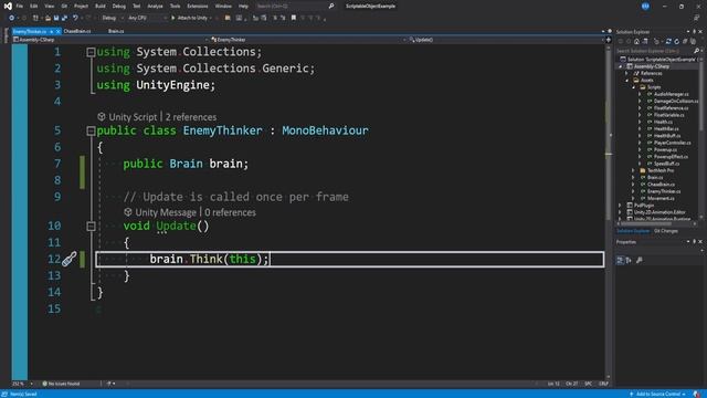 Drag and Drop ENEMY AI With Scriptable Objects in Unity смотреть онлайн