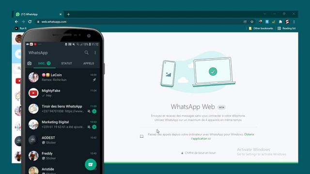 ? Utiliser Whatsapp Web & PC sans téléphone (ni émulateur) смотреть онлайн