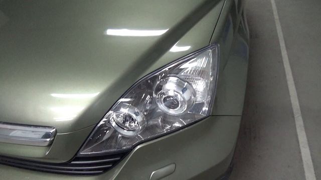 Улучшаем свет на Honda CR-V III. BI LED AOZOOM A4 +новые стекла фар смотреть онлайн