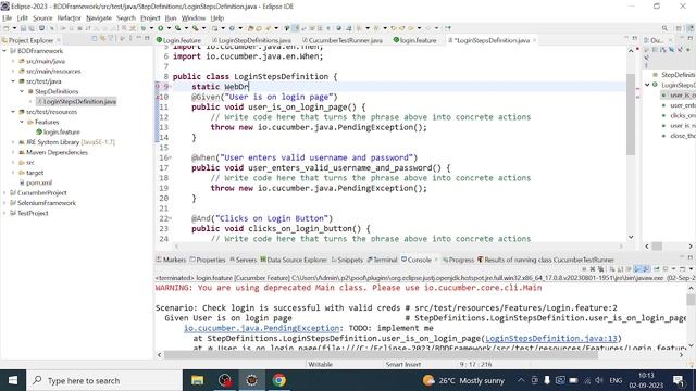 Selenium Cucumber BDD Framework with Java and TestNG - Login Test смотреть онлайн