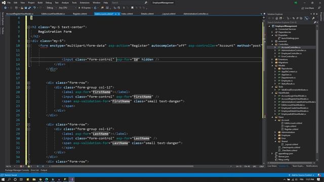79. Edit User Account in ASP.NET Core MVC смотреть онлайн