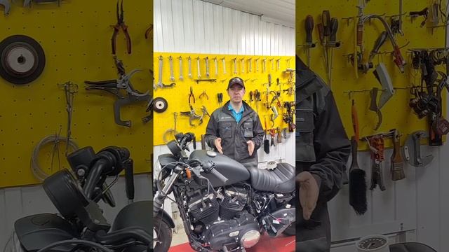Привязка приборной панели на Harley Davidson Sportster 883. смотреть онлайн