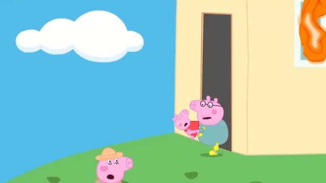 Peppa Pig Zombie Predalien Visits Peppa Pig House! | Peppa Pig Funny Animation