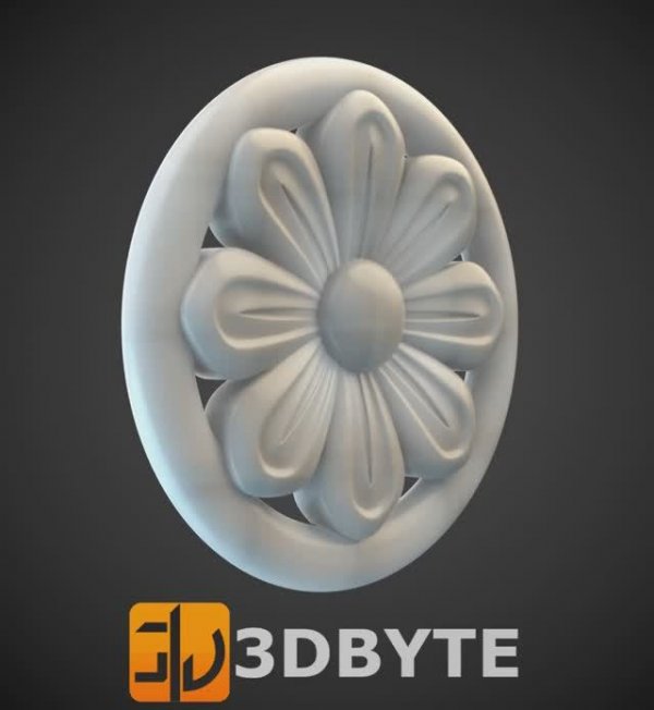 #3dmodel - Round #decor 26 || Круглый декор 26 #3dbyte  #3dprint