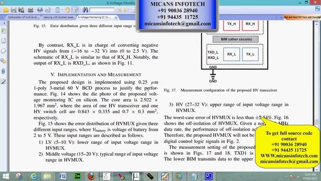 A Voltage Monitoring IC With HV Multiplexer and HV Transceiver for Battery Management Systems смотреть онлайн