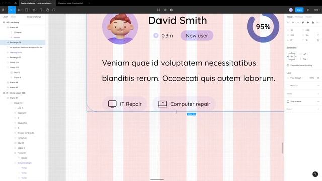 Speed UX Design Challenge | Local recruitment app (part 5) смотреть онлайн