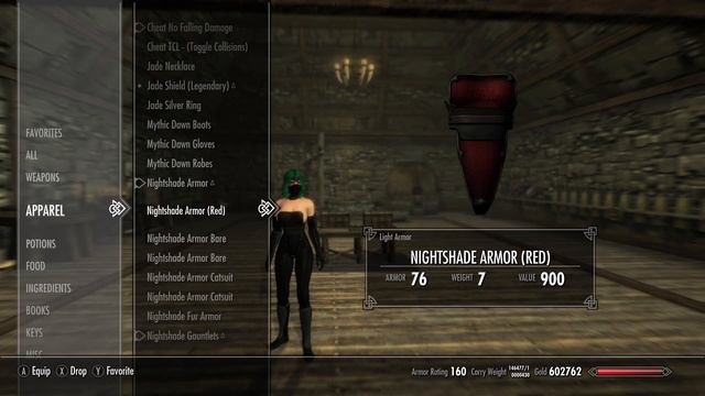 Skyrim SE (mods) - Spotlight On: Nightshade Armor UNPB смотреть онлайн