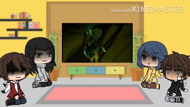 Coraline Reacts || Coraline & Her Parents + Wybie || GL