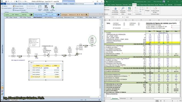 DILIGENCIAMIENTO DATASHEET BOMBA (ASPEN PLUS) смотреть онлайн