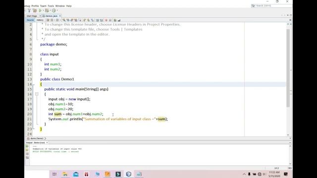 Class and object in java смотреть онлайн