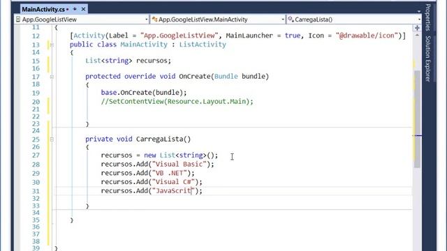 Xamarin Android - Abrindo o Google a partir do ListView смотреть онлайн
