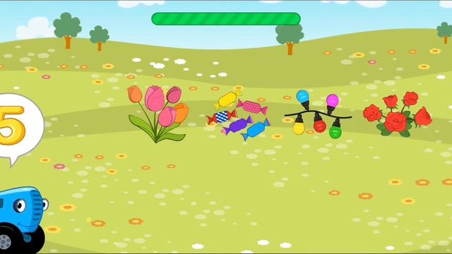 Синий Трактор Детская Развивающая Игра Изучаем Цифры И Профессии