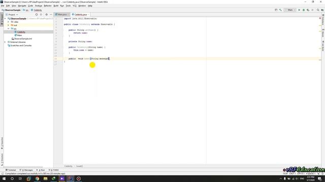 Observer Pattern in Java смотреть онлайн