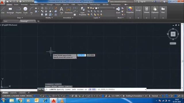 Autocad 2016 Tutorial From Beginning: 8.How To Setup Drawing Limit In Hindi смотреть онлайн