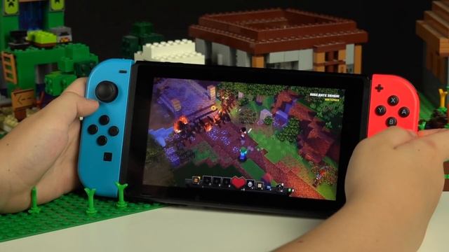 ВЫЖИВАНИЕ и САМОДЕЛКА Лего Майнкрафт НУБик и Борька - LEGO Minecraft Анимация смотреть онлайн