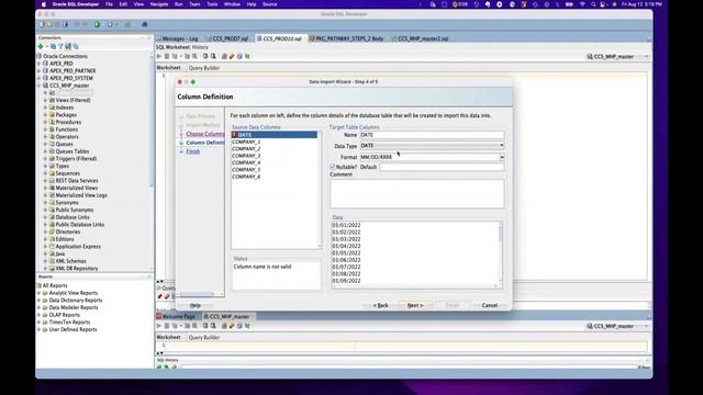 How to Import Excel into Oracle Using SQL Developer смотреть онлайн