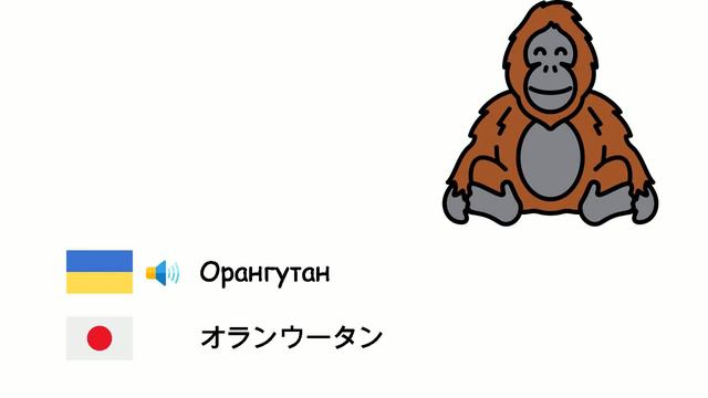 Тварини (Японська мова) (uk-ja)