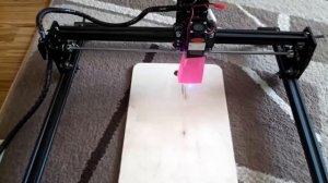 лазерный гравер WAINLUX пробный запуск