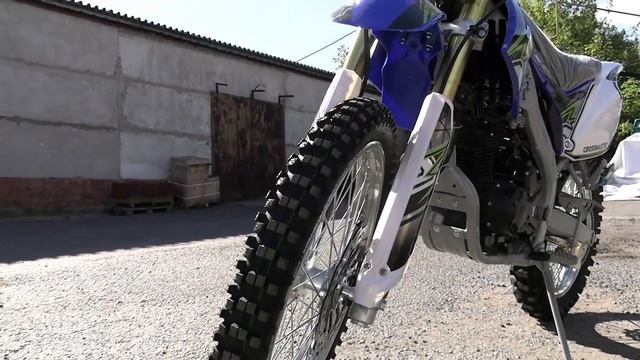 Мотоцикл CROSSMASTER SPORT в синем цвете смотреть онлайн