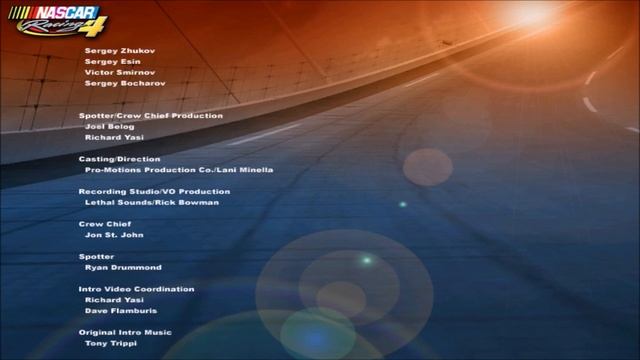 NASCAR Racing 4 Credits смотреть онлайн