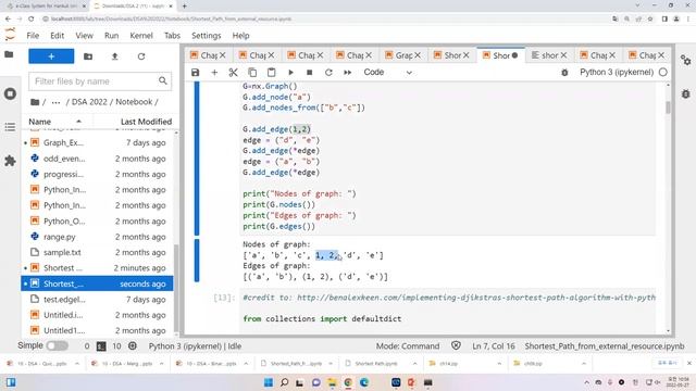 [Week 12] - 20220527 - DSA - Shortest Path (4) смотреть онлайн