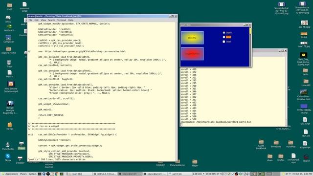 Gtk Glade Programming Part 38c: Non standard button and slider colors смотреть онлайн