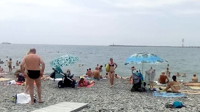 Пляж Маяк. Сочи. 12 ИЮЛЯ. 2018