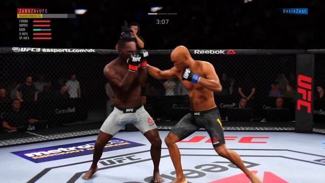МАСТЕР УДАРНОЙ ТЕХНИКИ УДИВЛЯЕТ ИГРОКОВ из ТОП 100 UFC 3 / Исраэль Адесанья смотреть онлайн
