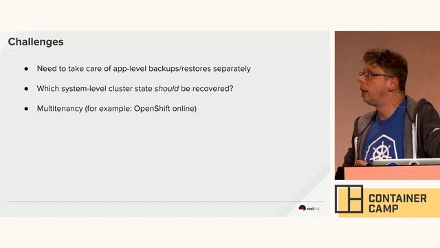 Can you restore & upgrade your Kubernetes cluster without downtimes? - Michael Hausenblas (Red Hat) смотреть онлайн