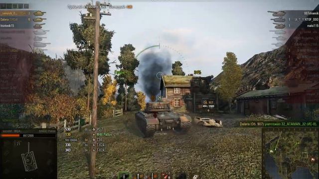 M48A1 Patton, Фьорды, Стандартный бой смотреть онлайн