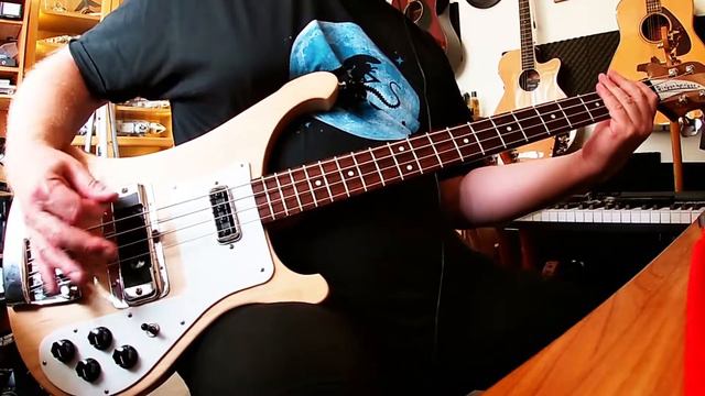 Rickenbacker 4003s bass - Prog Rock with new Rotosound RB40 strings смотреть онлайн