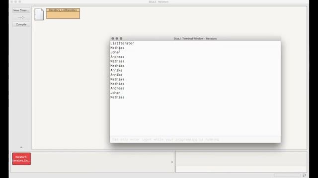 18. Iterator och ListIterator (BlueJ) смотреть онлайн