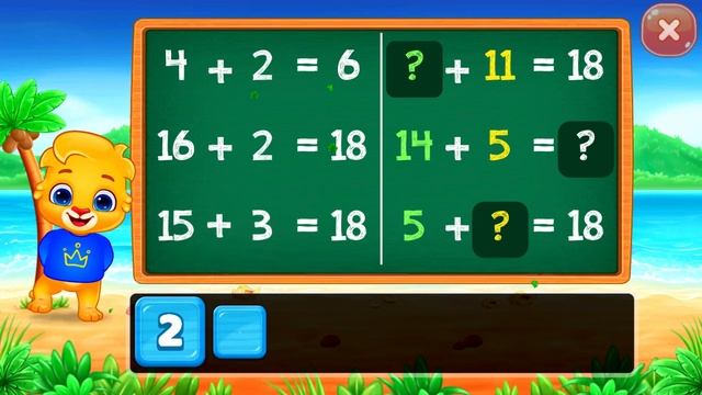 123 Math Kids #9 - Addition Practice with Lucas and Ruby! | RV AppStudios Games смотреть онлайн