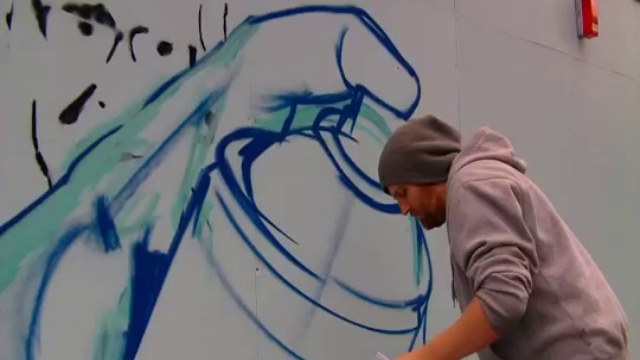Graffiti Artist Banksy Team Robbo