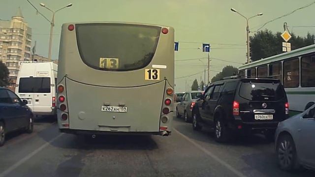Видеорегистратор Incar VR 518 - город, день смотреть онлайн