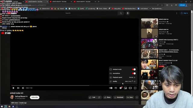 REACT SKIBIDI TOILET 61-65! смотреть онлайн