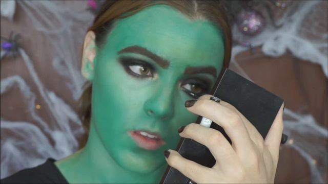MAQUILLAJE DE HALLOWEEN BRUJA VERDE |GREEN WITCH MAKEUP/DANI FICACHI смотреть онлайн