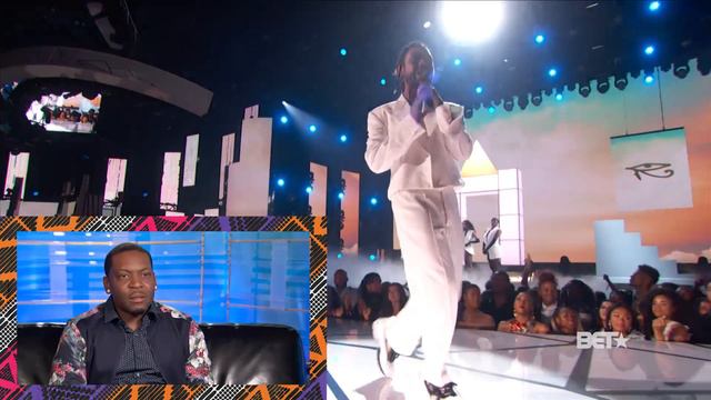 Majah Hype Gives Honest AF Reaction To Miguel's Sky Walker Performance! | BET Awards 2018 смотреть онлайн
