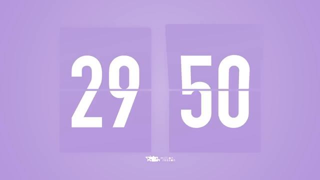 60 Min [ 1 Hour ] Countdown Flip Clock Timer / Simple Beeps ? ? смотреть онлайн