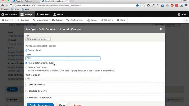 Learn Drupal 8 - Advanced overview of views part1 смотреть онлайн
