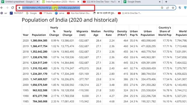 Google Sheets Formula Trick | Import table from website in Google Sheets| Google Sheets смотреть онлайн