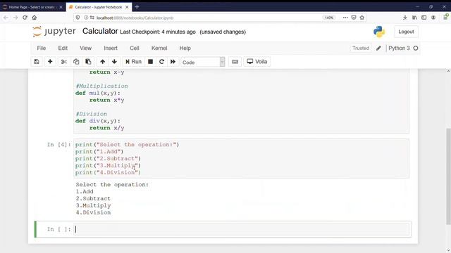 Python Program to Make a Simple Calculator смотреть онлайн