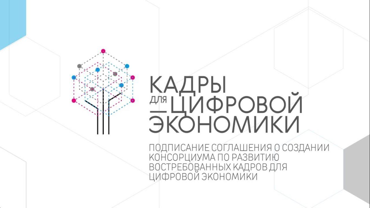 Создание Консорциума по развитию востребованных кадров в сфере образования для цифровой экономики смотреть онлайн